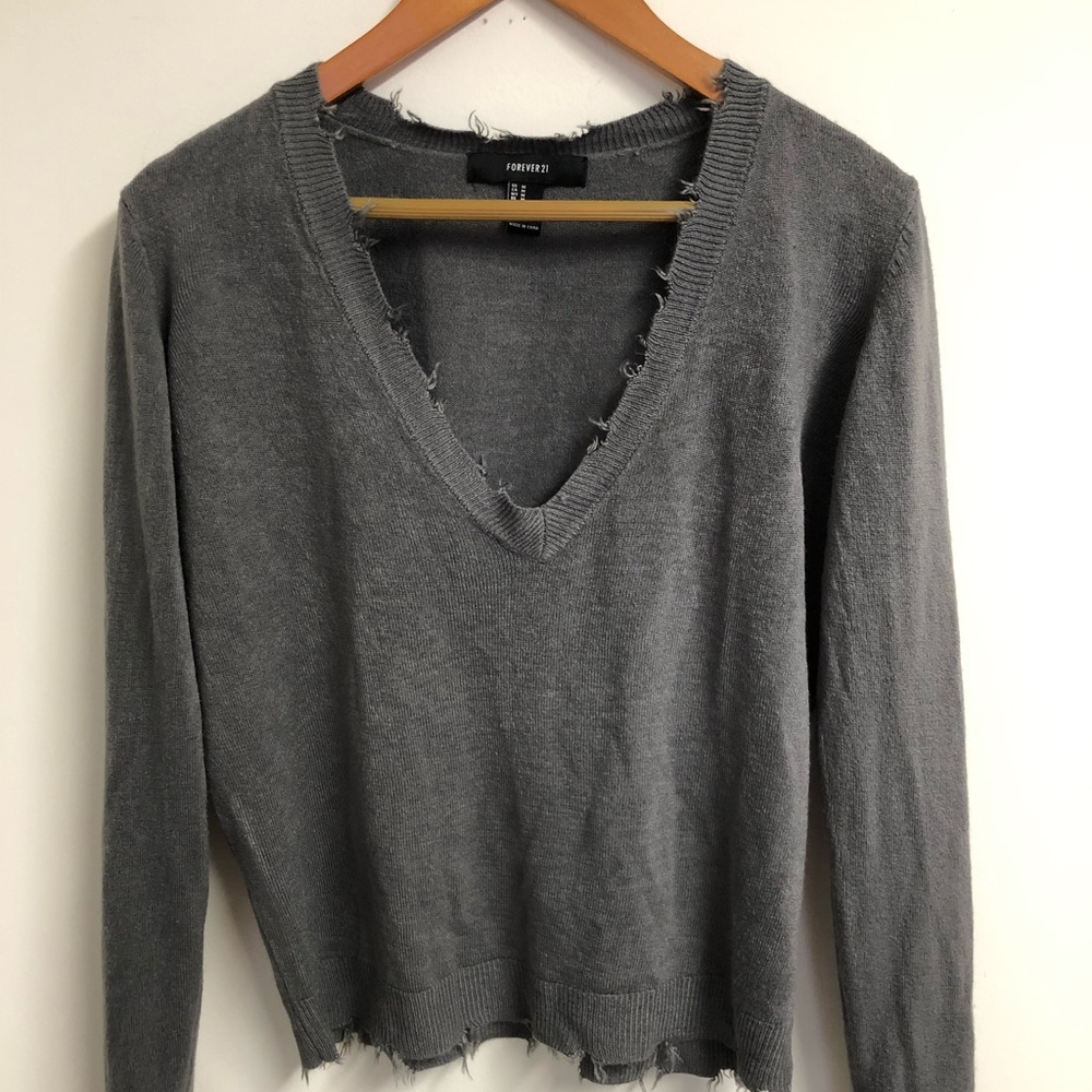 FOREVER 21 Women’s Gray Sweater
